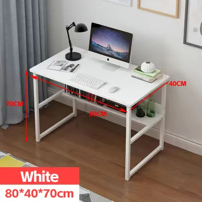 Study Table 2 Layer Office Study Desk Computer Table Home Office Table 80/100/120cm