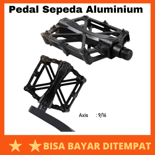 Bike Pedal Sepeda Aluminium Anti-Slip / Pedal Pijakan Pancalan Kaki ...