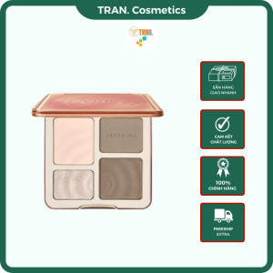 Tạo Khối Judydoll Bảng Highlight Judydoll 4 Màu bắt sáng và tạo khối tự nhiên lâu trôi và chống nước - TRAN.Cosmetics.