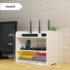 Ready Stock Router Shelf TV Box Wifi Modem Projector Stand Heat Dissipation Holder Storage Desktop Rack Table Desk Organizer Stationery Pen Office Multi Compartment Hostel Student Study Rak Kecil Rak Bertingkat Meja Belajar Pejabat Letak Simpan Alat Tulis