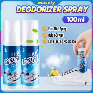 Masely Shoe Deodorizer Spray Anti Odor Foot Deodorant Spray for Women and Men 100ml