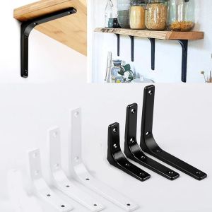 YANGS 2pcs L-shaped Shelf Bracket Thickened Wall Mounted Fixed Bracket Multifunctional Triangular Shelf Support Indoor
