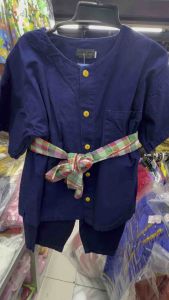 ชุดม่อฮ่อมเด็ก ชุดม่อฮ่อม ผ้าม่อฮ่อมแท้ งานไทย