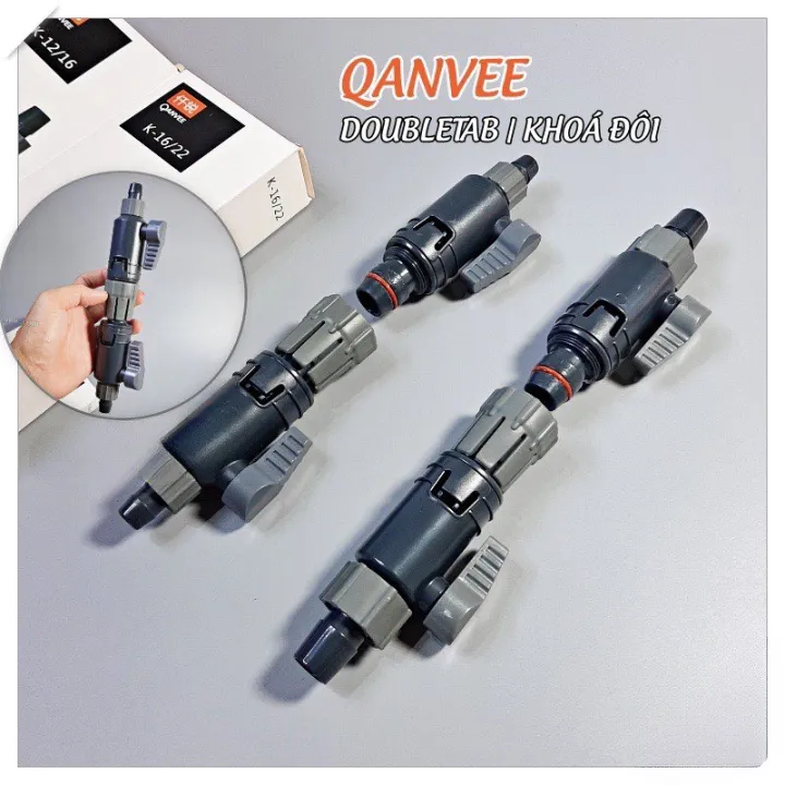 Khóa đôi Double Tab Qanvee cho hệ thống lọc thủy sinh | Lazada.vn