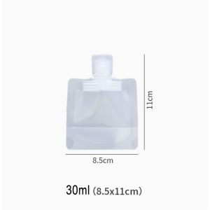 Travel Dispenser Bag Reusable Lotion Shampoo Liquid Pouch Bottle (Dear J)