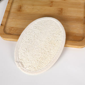 Natural Loofah Bath Pads Exfoliating Shower Body Washing Sponge Scrubber Pad Bath Body Scubber Home Cleaning Tools