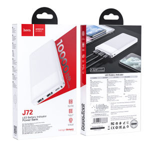 ✅Mẫu Mới✅ Pin Sạc Dự Phòng 2 Cổng USB Sạc Nhanh 2A Hoco J72 J72A dung lượng 10000mAh / 20000mAh Chính Hãng bảo hành 12 tháng