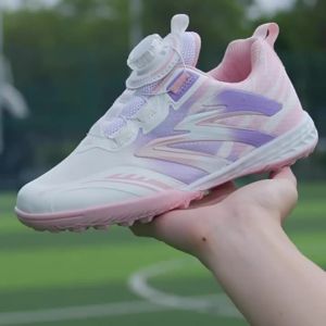 New football shoes for children with studs for girls in elementary school breathable mesh specially designed for competition non-slip for grass training