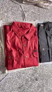 2026 Cargo Shirt Men Long Sleeve Casual Cotton Shirts High Quality Camisa Militar Overshirt Brand Clothing Black Blouses 5XL2026