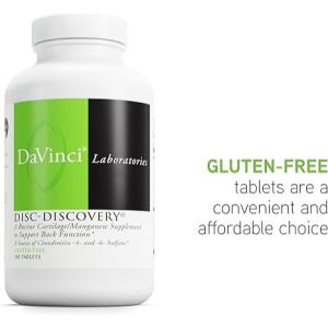 Viên Uống Davinci Labs Disc Discovery – Hỗ Trợ Sức Khỏe Cột Sống Thoát Vị Đĩa Đệm 180 Viên Của Mỹ - - Chứa Vitamin D3 Magie Mangan giúp hỗ trợ hệ xương chắc khỏe giảm nguy cơ thoái hóa.  - Thúc đẩy tái tạo mô liên kết & sụn khớp hỗ trợ phục hồi mô li