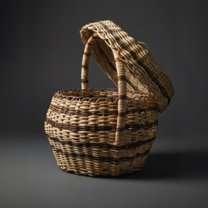 Native Nito Basket – Handwoven Filipino Fruit & Storage Basket | Eco-Friendly Home Decor