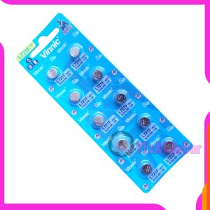 (1 biji bukan per lembar) Vinnic L721F Baterai jam tangan Vinnic AG11 L721F Alkaline 1.5V Original