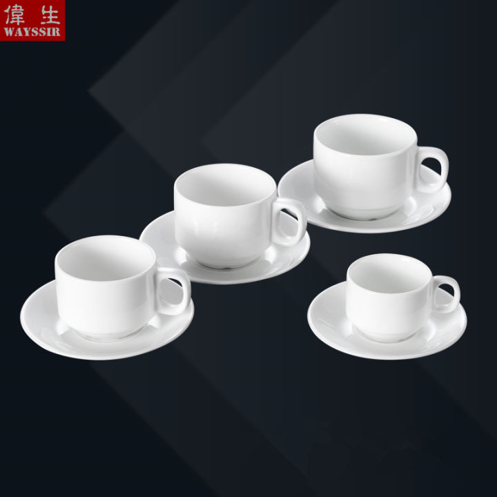 Nordic Espresso Coffee Porcelain Cup And Saucer Set American Cafe ...