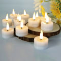【Free Shipping】เทียนเทียนกลมขนาดเล็ก LED 5ชิ้นสำหรับตกแต่งบ้านอุปกรณ์ตกแต่งปาร์ตี้งานวันเกิดไร้เปลวไฟอุปกรณ์ไฟโคมไฟรูปเทียน LED. 