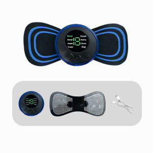 เครื่องนวดคอไฟฟ้า แพทช์นวด แบบชาร์จไฟ แบบพกพา ขนาดเล็ก บรรเทาอาการปวดกล้ามเนื้อและความเมื่อยล้า คืนความมีชีวิตชีวาอย่างรวดเร็ว