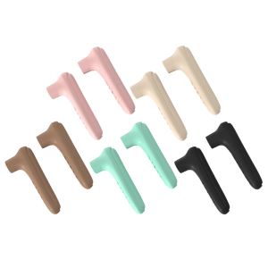 2Pcs Thickend Rubber Door Handles Glove Covers with Clear AntiCollision Adhesive Safety Door Knob Cover for Door