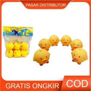 Mainan Anak HAPPY PADDLE 6PCS DUCK SL-2 Mainan Bebek Bunyi Duck Mandi Bayi Mainan Anak Perempuan - Mainan Anak Laki Laki