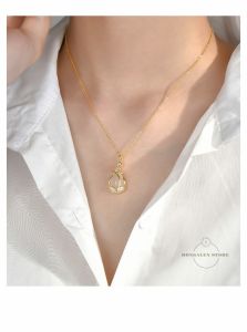 Bilibala Mart S925 Sterling Silver Necklace For Women - Tulip / Women Fashion Accessories