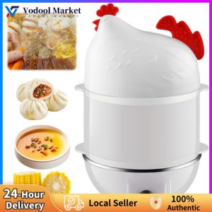 Electric Egg Boiler with Auto Shut Off 7 Egg Capacity and Durable Stainless Steel Construction