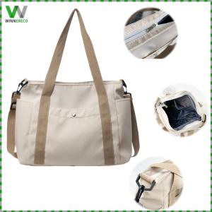 Women Canvas Casual Crossbody Purse Large Capacity Tote Shoulder Bag with Zipper Travel Hobo Messenger Bag Work Handbags Everyday Hobo Bag