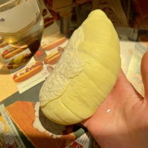 MUSASI Slow Rising Squeeze Squishy Toys Stress Relief Simulated Durian Sensory Fidget Toy Cute Soft Decompression Toy for Anxiety ADHD Autism