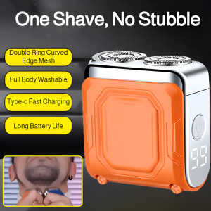 Razor Sharp Shave High Speed Motor Electric Shaver Long Range Strong Magnetic Force Quick Release Bit