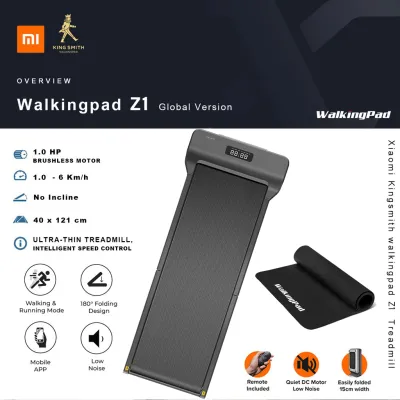 Xiaomi Kingsmith Walking Pad Z1 Foldable Treadmill Walk Jogging Machine Free Installation 6km/h