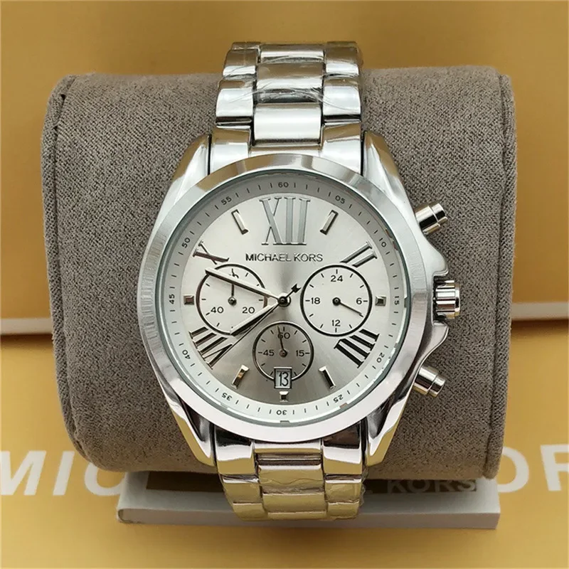 MK Couple Watch Original Pawnable Silver MICHAEL KORS Couple Watch