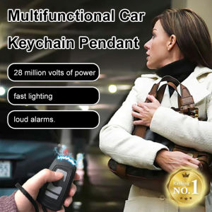 พวงกุญแจรถยนต์อเนกประสงค์แบบจี้พวงกุญแจฉุกเฉินเพื่อความปลอดภัย