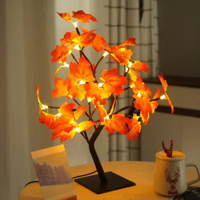 valentines day gift decoration items led decorative Rose tree table light Fairy lights for room decorations usb desk lamp INS Flower cherry blossom ball light for bedroom with usb plug AA battery operated remote control