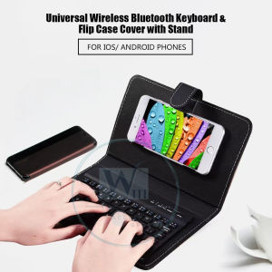 KEYBOARD BLUETOOTH UNIVERSAL COVER UNTUK HP GADGET ANDROID IOS