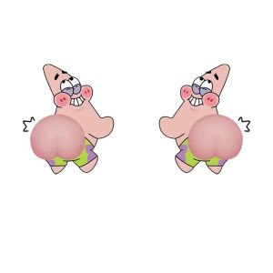 【Ann-Car】Car Anti-collision Rubber Strips Xiaoxin Cute Butt Open Anti Scratch Rubbing Protection Sticker Cartoon Rearview Mirror Car Stickers (2PCS)