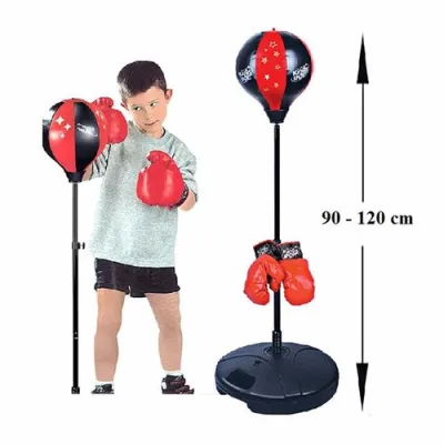 Bộ đồ tập đấm bốc boxing chuyên nghiệp cho trẻ em + Tặng kèm găng tay. Bóng Tập Đấm Phản Xạ Bộ Đồ Chơi Đấm Bốc Cho Bé dụng cụ tập đấm bốc