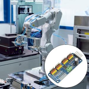 PCA9685 16 Channel 12 Bit PWM Servo Motor Driver Board I2C Module for Robotics Education Mechanical Application