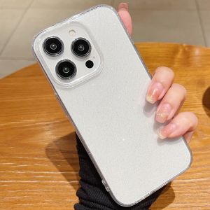 แฟชั่น CrashStar เคสโทรศัพท์เนื้อนิ่ม TPU ใสแวววาวสำหรับ iPhone 15 14 Pro Max Plus 13 12 11 Pro Max Mini XR XS Max 7 8 Plus + SE 2020เคสโทรศัพท์กันกระแทกติดเพชรแบบเรียบง่ายขายดี