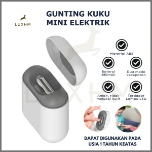Gunting Kuku Elektrik Mini Nail Clipper | Gunting Kuku Otomatis Anak Bayi | Alat Gunting Kuku