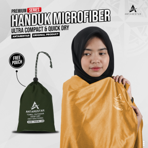 Handuk Traveling Outdoor Antarestar Handuk Microfiber Ultra Compact Handuk Lembut Nyerap Air