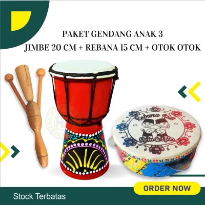 rebana 22 anak rebana mainan kotek kecimpring kopang hadroh anak