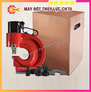 Máy Đột Thủy Lực CH70 - Đột Bản Dày 12mm - Hiệu Quả Công Việc Cao - Bảo Hành Toàn Quốc 6 Tháng