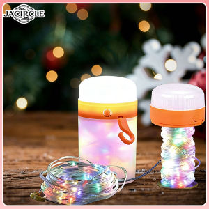 JACIRCLE Multi-function Ramadan Fairy String Lights Outdoor Camping Lights for Garden Wedding Festival Decor