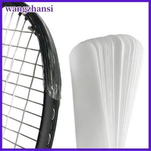 wangzhansi Trong suốt Vợt Tennis Paddle bảo vệ đầu Băng giảm ma sát Sticker TPU bảo vệ băng thể thao các bộ phận