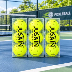 (Hộp x3) Bóng Pickleball Jusain 48 Lỗ Vàng - Tiêu Chuẩn USAPA Thi Đấu Độ Bền Cao Đường Bóng Chuẩn