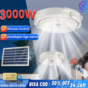 PROMO! Solar Ceiling Lampu LED Surya Pencahayaan Dalam Ruangan Rumah Cahaya Putih Lampu Tenaga Surya Lampu Plafon Minimalis Solar Ceiling 100W/200W/300W/600W