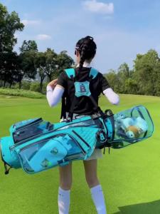 Golf Travel bag hard cover golf club carry bag ladies golf bag lightweight genuine goods portable stand golf bag durable and waterproof 高尔夫球包