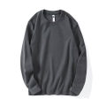 Baju Kemeja Kolar Bulat Baldu Dua Muka Lengan Panjang Lelaki T Jenis Lelaki Sweater Di Dalam Baju, Penghantaran Bagi Pihak Satu Helai T-Shirt Mewah. 