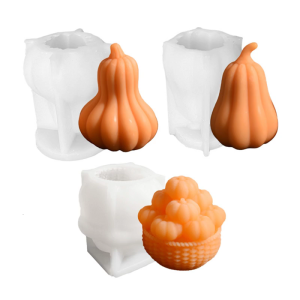 Pumpkin Silicone Molds for Epoxy Resin Handmade Soap Halloween Theme Fondant Silicone Mould Chocolate Mould