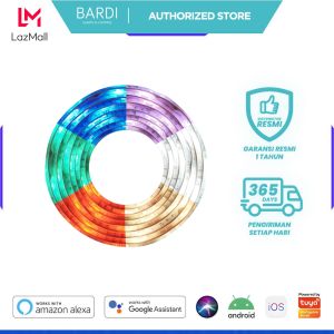 BARDI Smart LED Strip 2 Meter WiFi Automation Wireless 16 JUTA WARNA