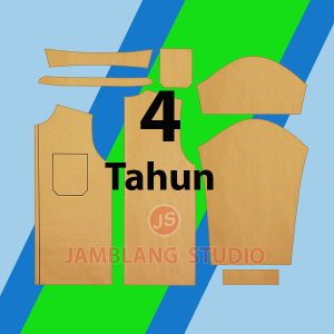 Pola Instan Kemeja Anak Laki-Laki | Rotsa.Id