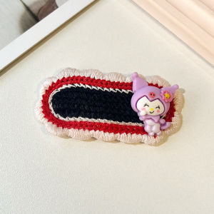 YZLong Cute Japanese Style Knitted Hair Clips for Kids Cartoon Character Design