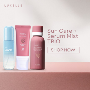 Luxelle Sun Care + Serum Mist Trio